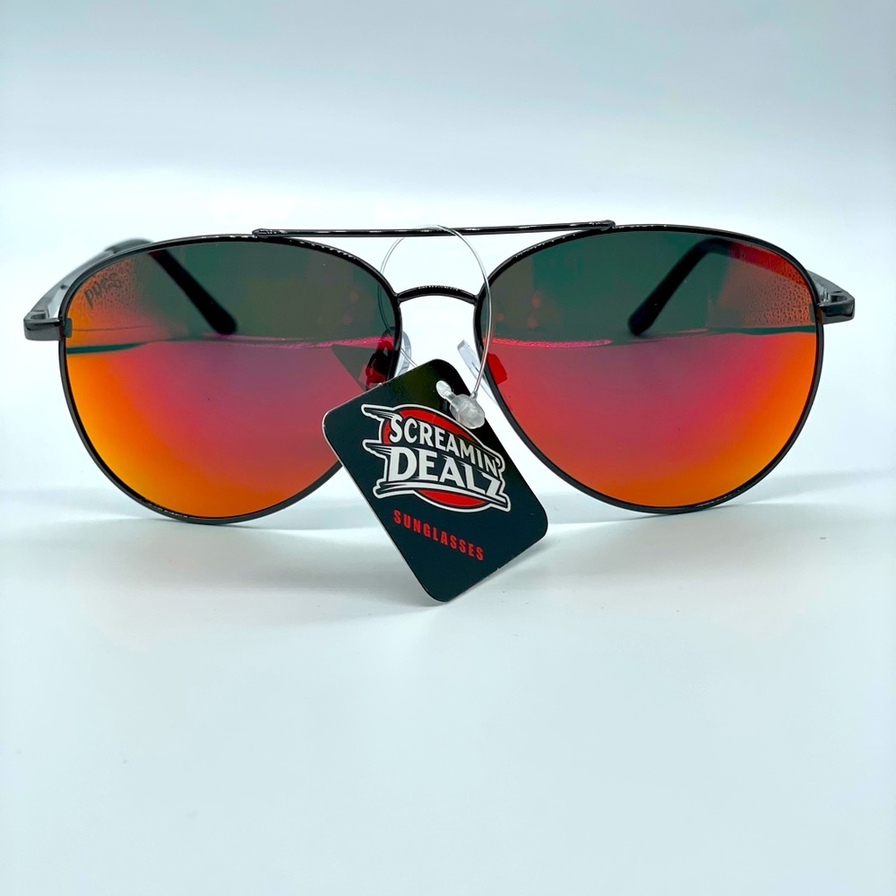 New, Aviators,  “Screamin’ Dealz” Sunglasses, unisex sunglasses.